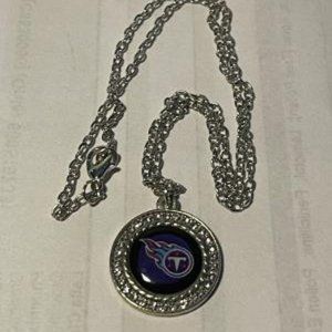 Tennessee Titans NFL Chain Charm Fashion Necklace with Rhinestones NEW